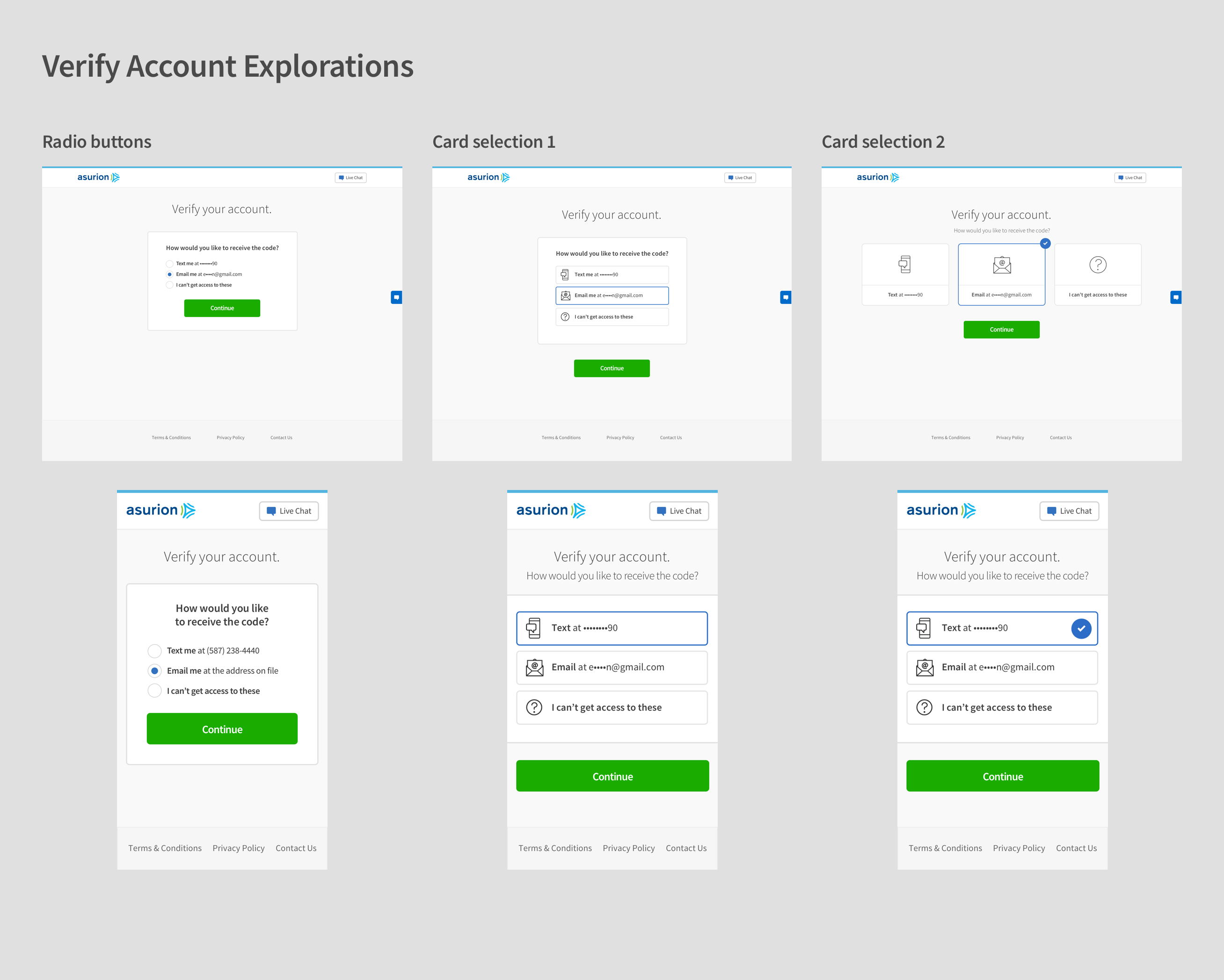 Verify account explorations